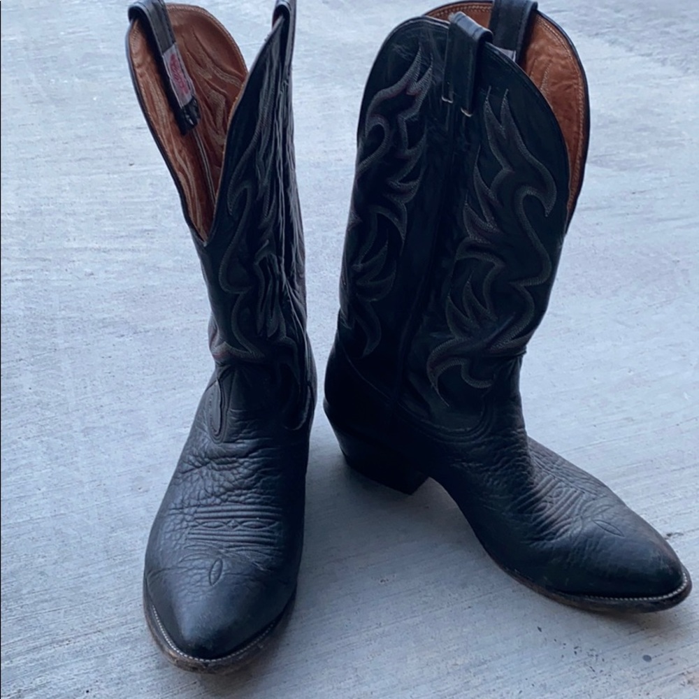 Nocona Black Cowboy Boots - 10.5